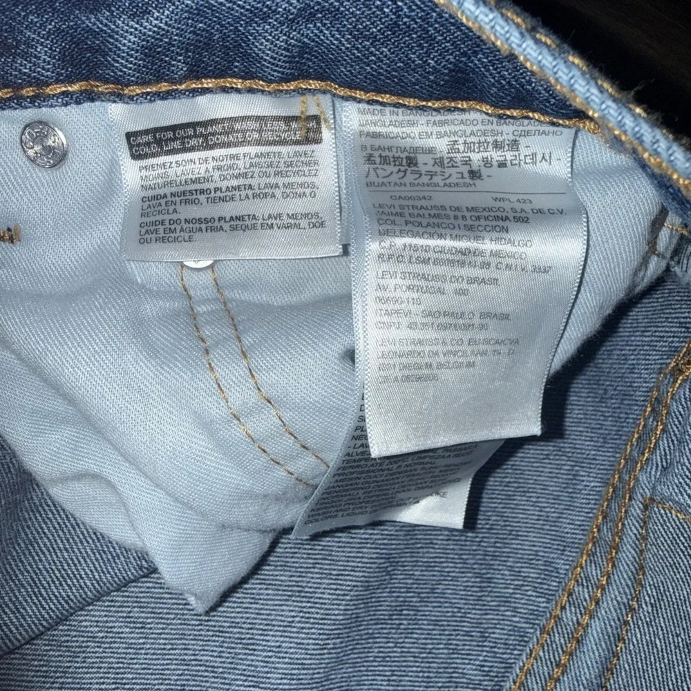 Levi's 550 Relaxed‎ Fit Straight Leg Dark Wash Denim Jeans Men's Size 42x30